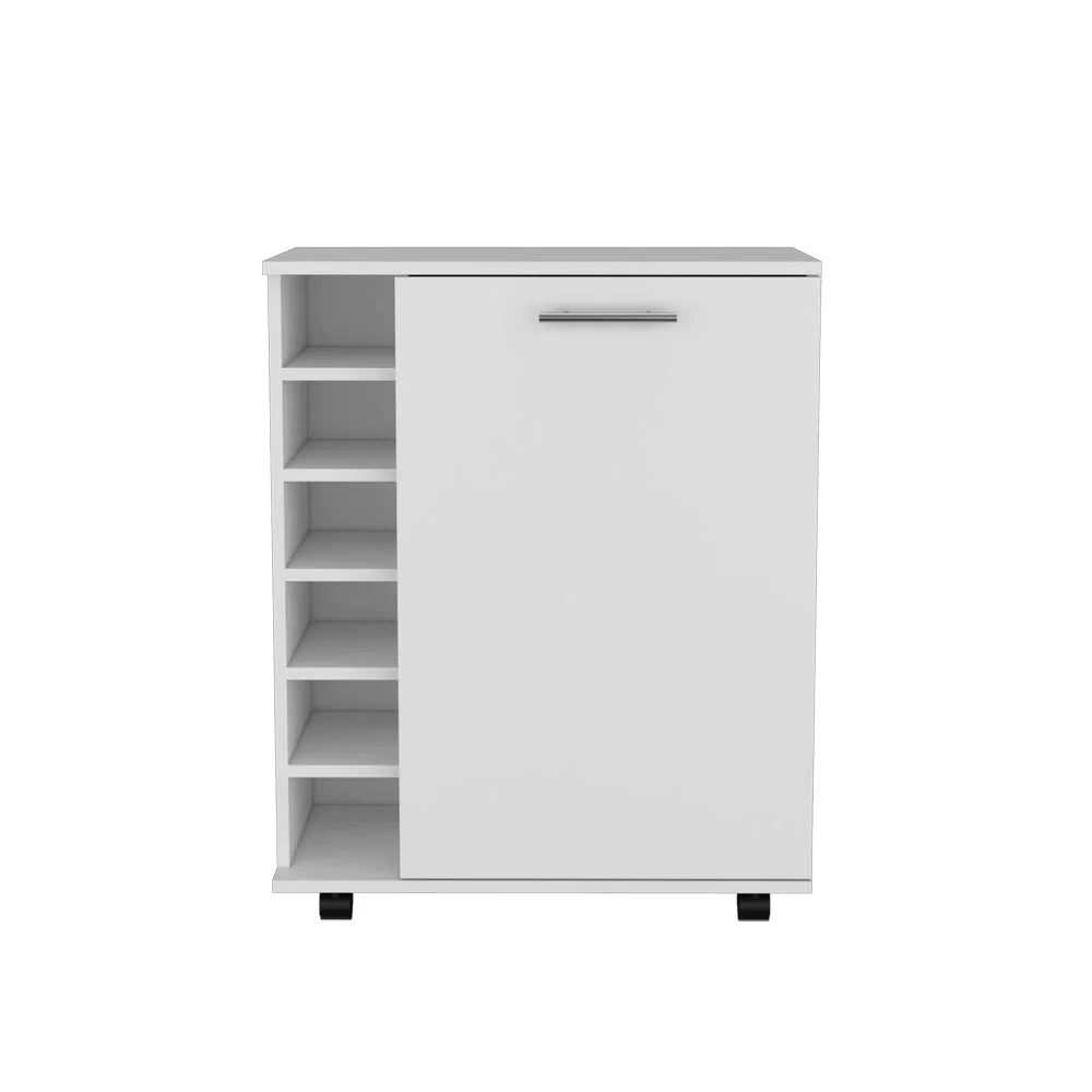 White Bar Cart X97435