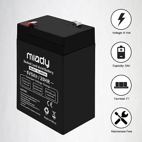 12V 7Ah Rechargeable Sealed Lead Acid Battery (2 Pack) W259398