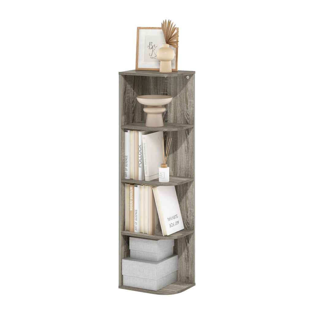 4-Tier Corner Open Shelf Bookcase D4878
