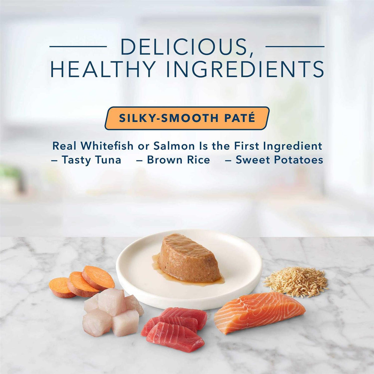 Whitefish & Tuna and Salmon Pate Wet Cat Food Variety Pack J11995