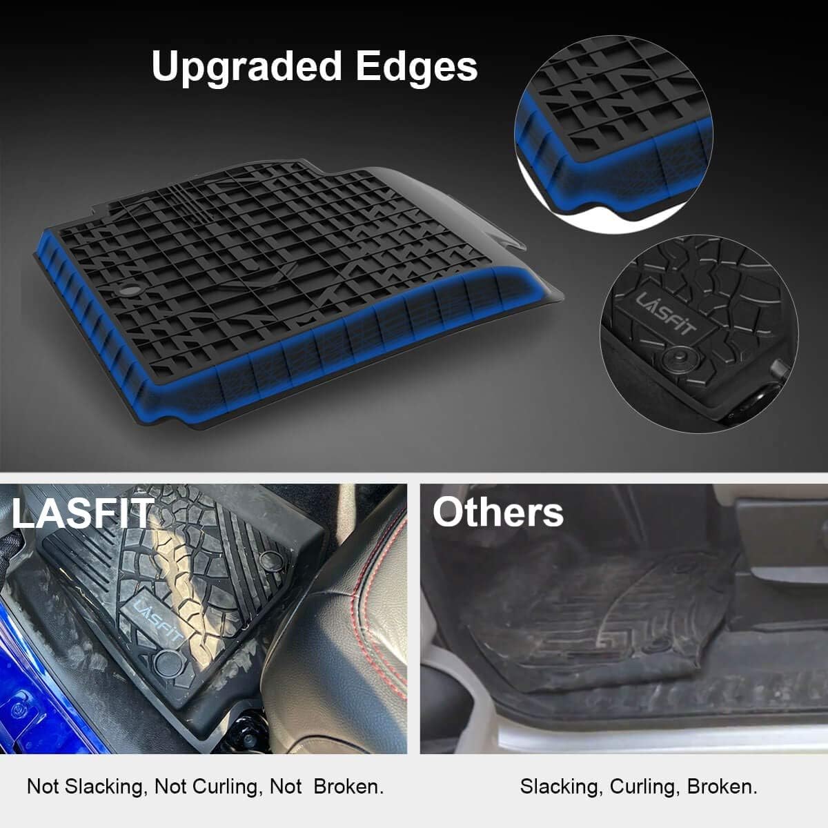 All Weather TPE Car Floor Liners 1st & 2nd Row O1703