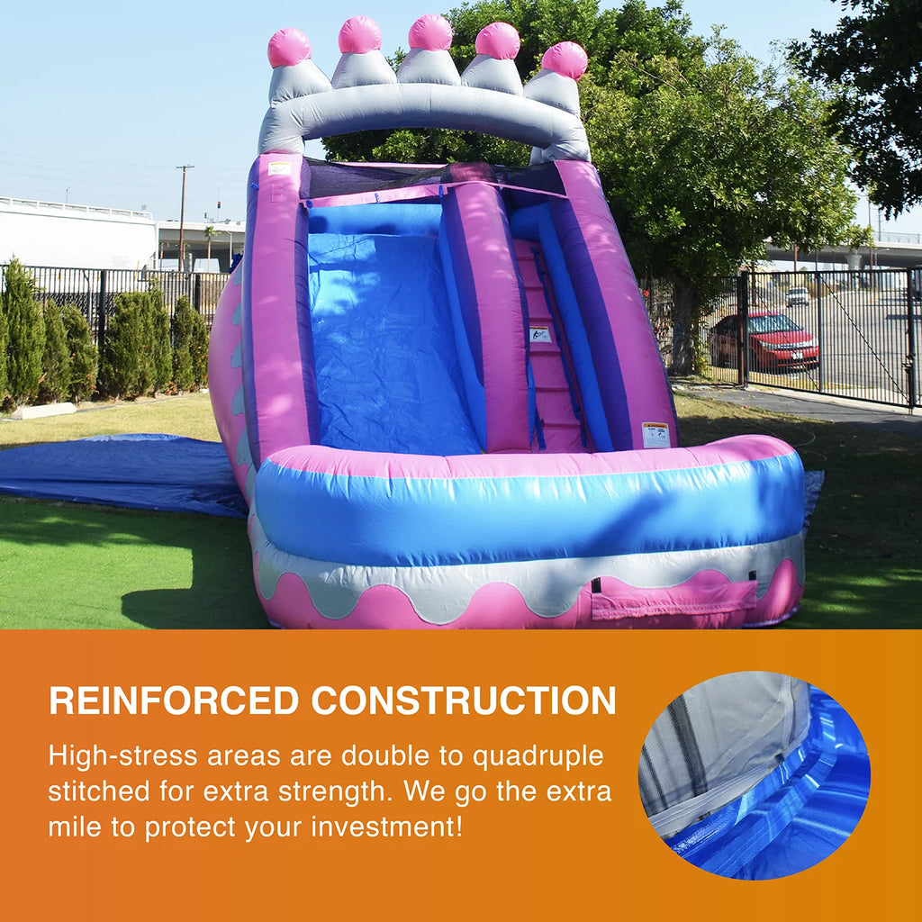 Commercial Grade Water Slide with Splash Pool V522747