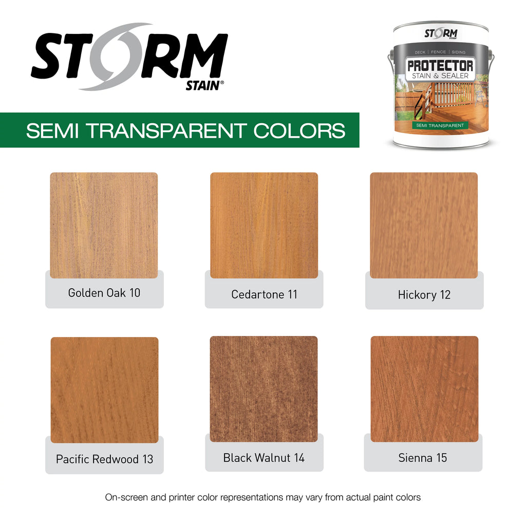 Semi-Transparent Stain and Sealer Golden Oak 1 Gallon H261