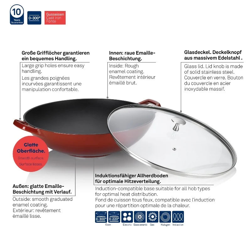 Cast Iron Wok T63701