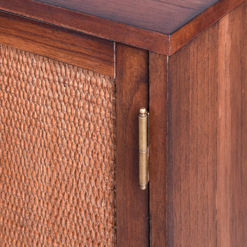 Brown 2 Door Wood Cabinet W69874