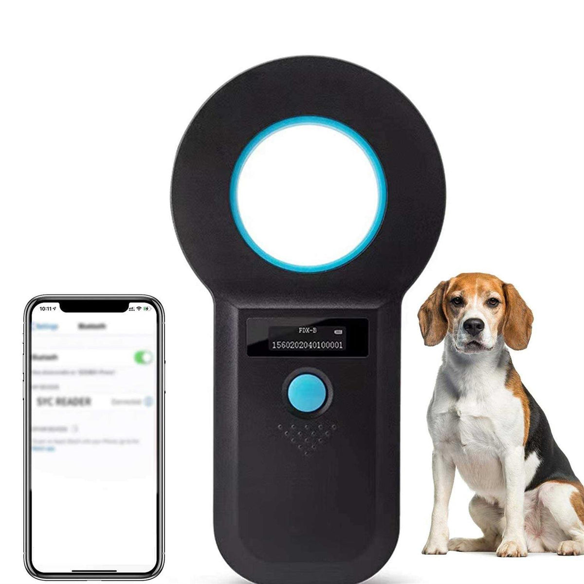 Pet Microchip Scanner Tag Reader N497