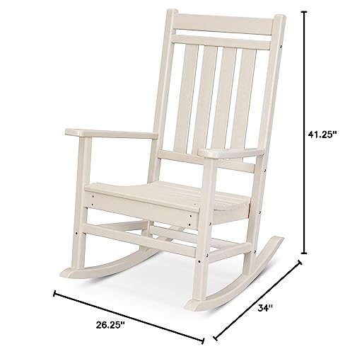 Black All-Weather Rocking Chair K90463