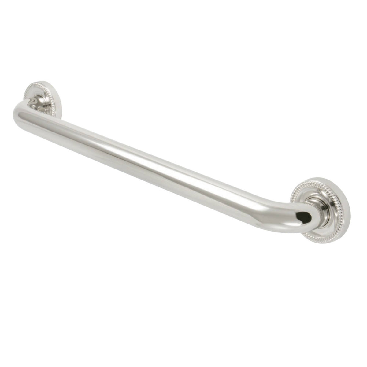 18x22 Decorative Grab Bar, Polished Nickel I62515