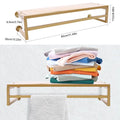 Gold Vintage Wall Mounted Clothes Rod Rack Z5772