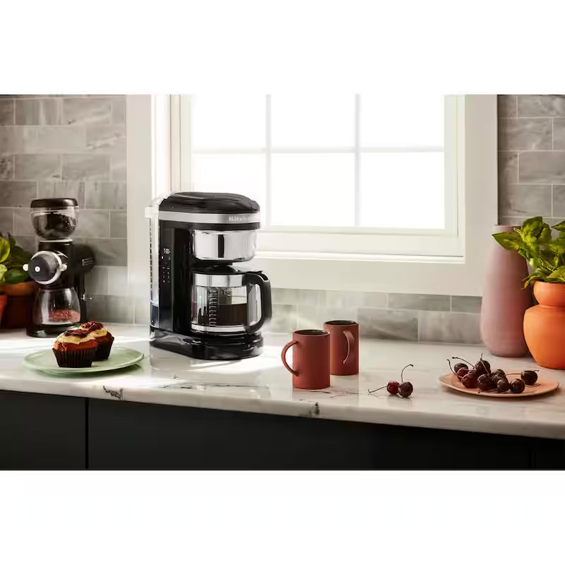 Onyx Black 12-Cup Drip Coffee Maker Y22090