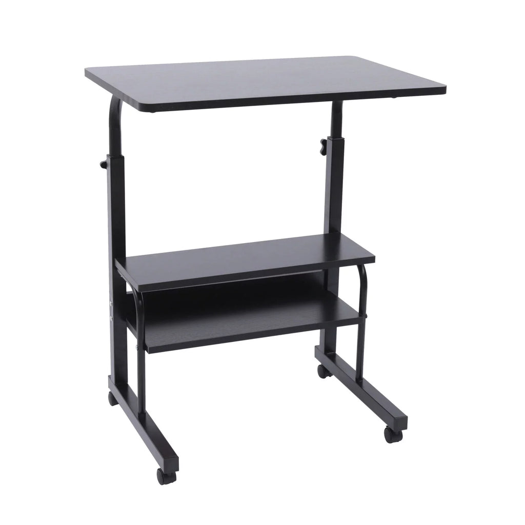 Adjustable Mobile Sofa Side Table with Wheels Z80623