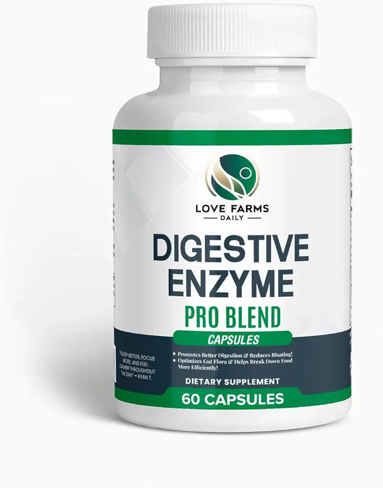 90 Capsules Unflavored Digestive Enzyme D7465