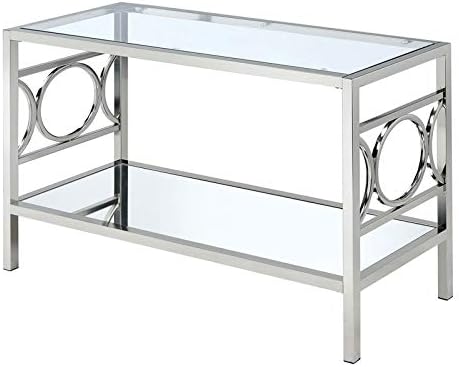 Contemporary Metal 1-Shelf Console Table D273