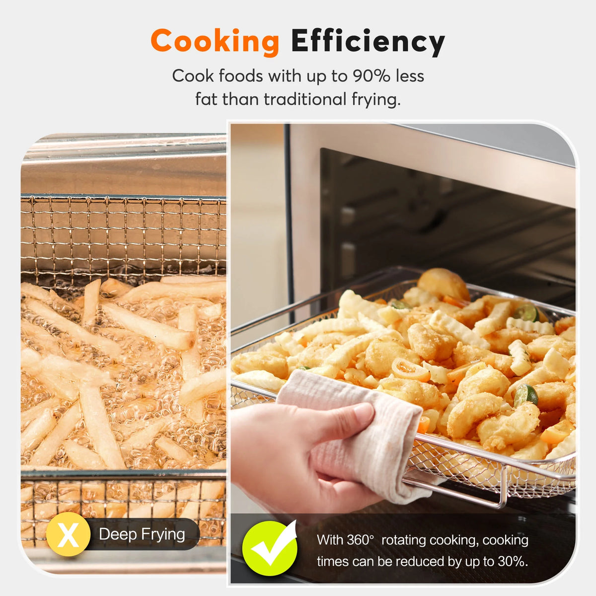 30 Quart Air Fryer Oven with LED Digital Screen S65623