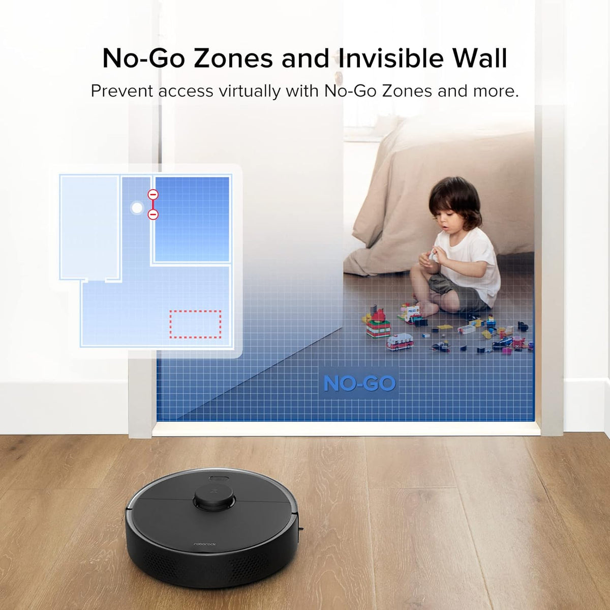 Robot Vacuum with Lidar Navigation 2000Pa Suction A950816