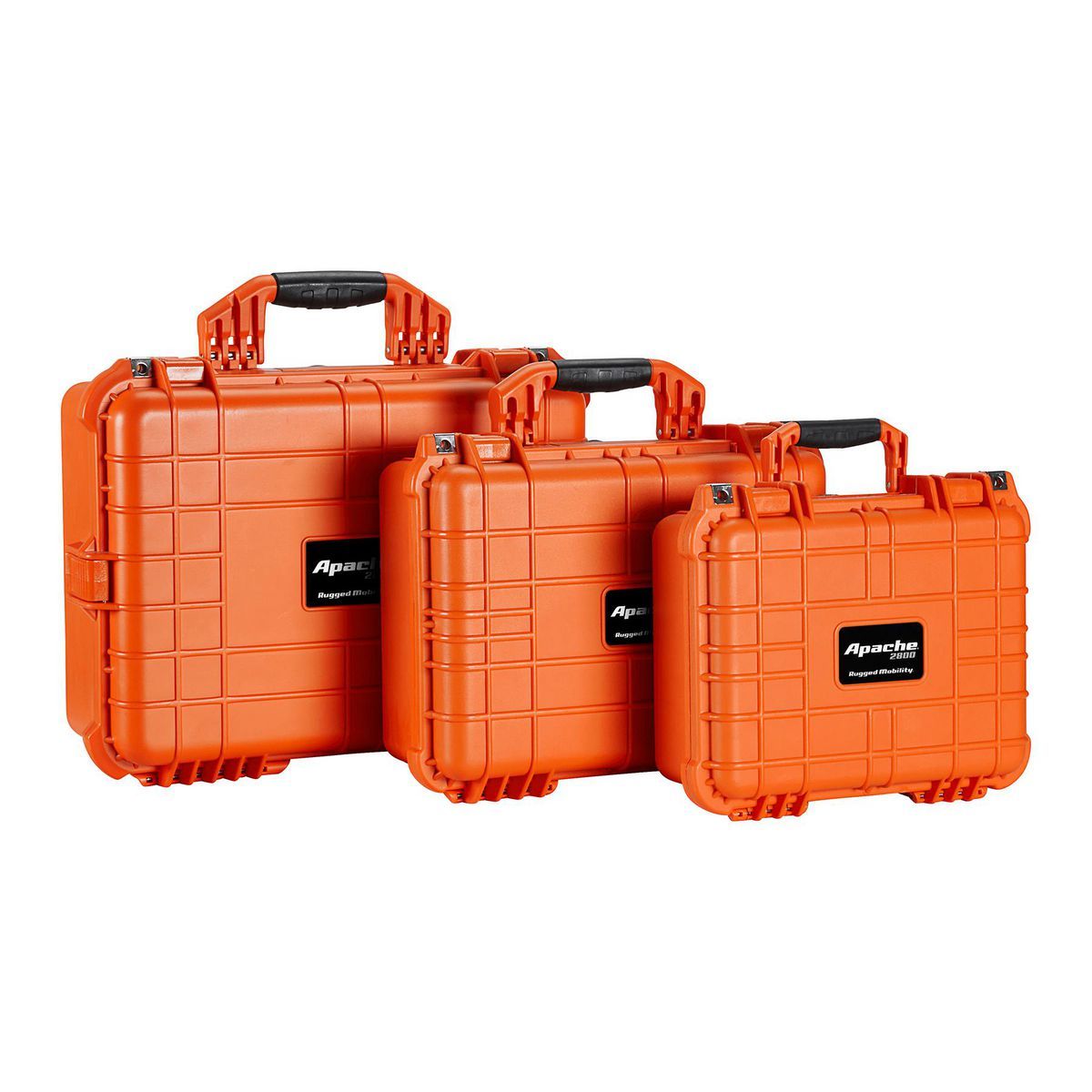 Medium Orange Weatherproof Protective Case U739
