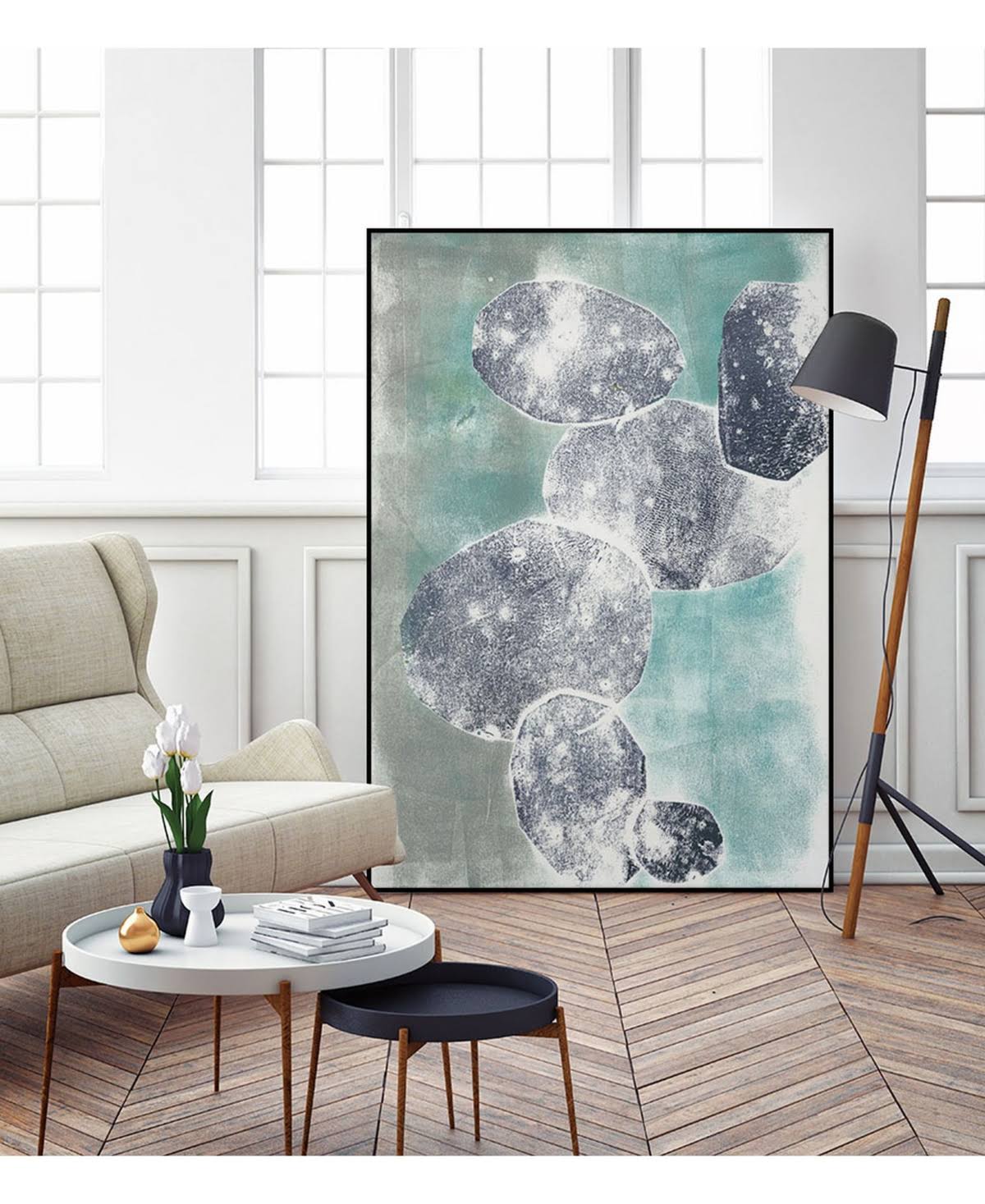 Framed Canvas Art Block M668973