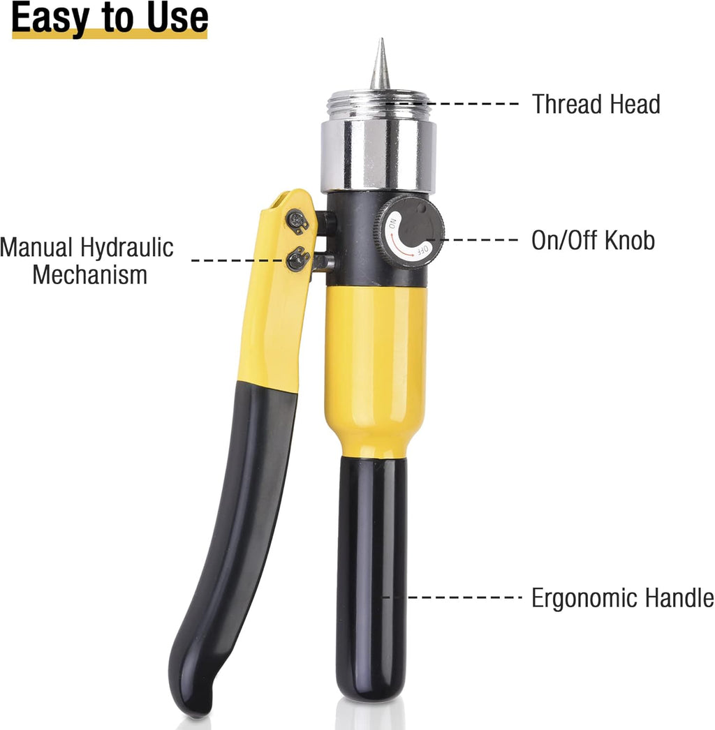 Hydraulic Tube Expander Swaging Tool Kit with Case Y3896