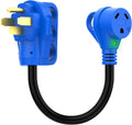 50 Amp to 30 Amp RV Adapter with Grip Handle, 12 Inch Pack of 2 K474237