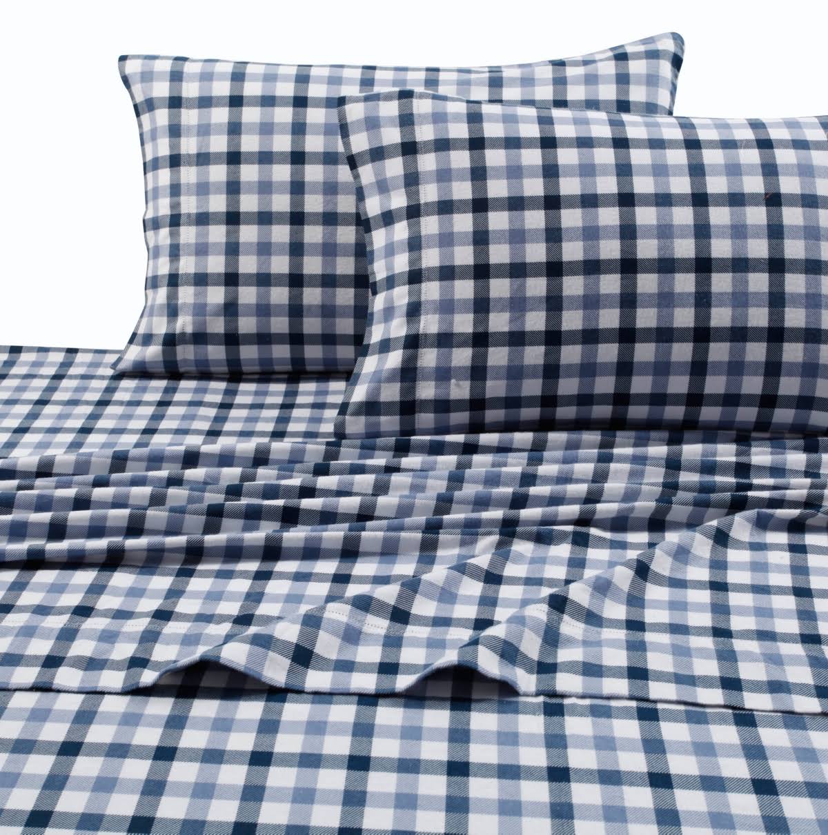 200 GSM Micro Plaid Flannel Sheet Set Twin XL R597283