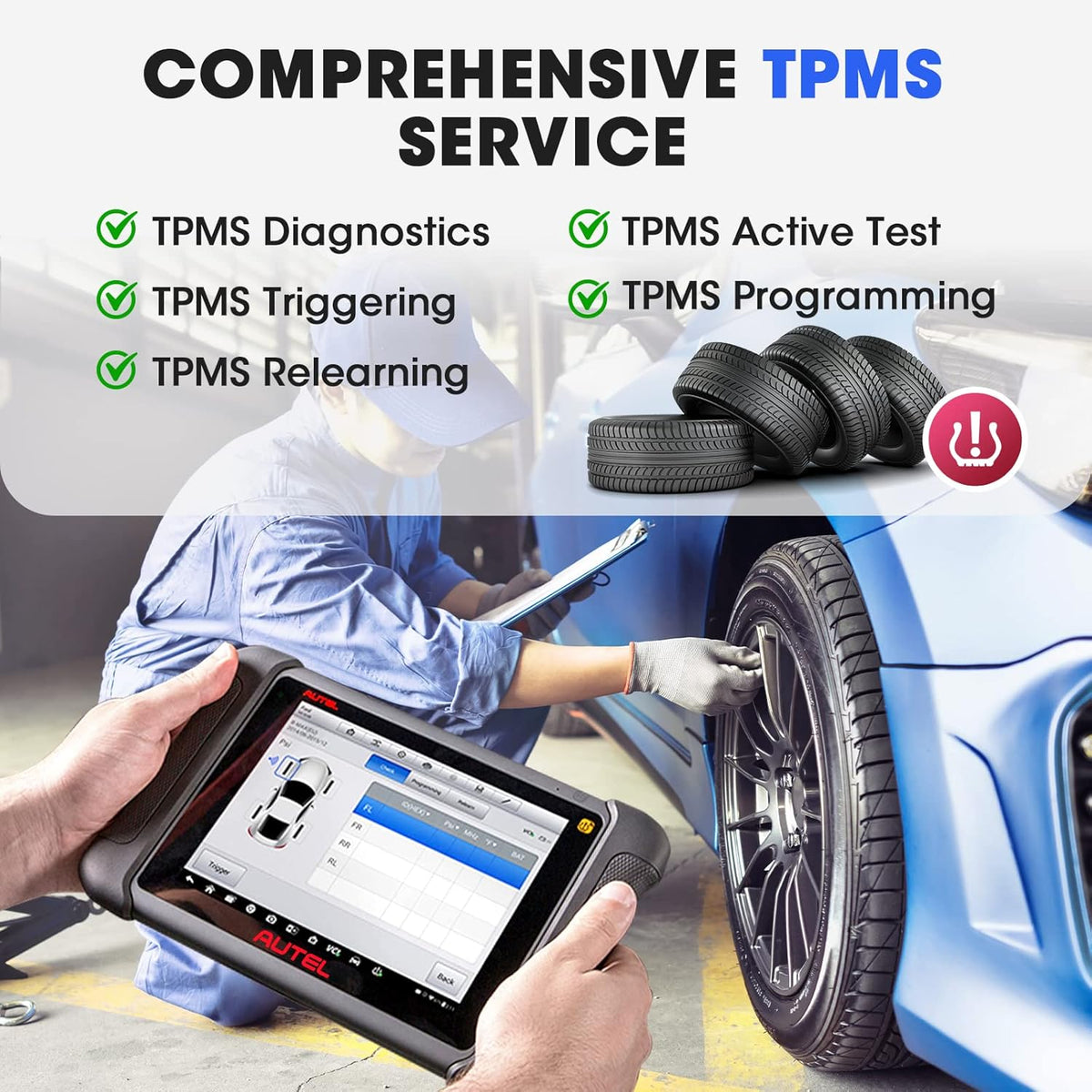 Autel MaxiPRO MP808TS Scanner with TPMS Service H76741