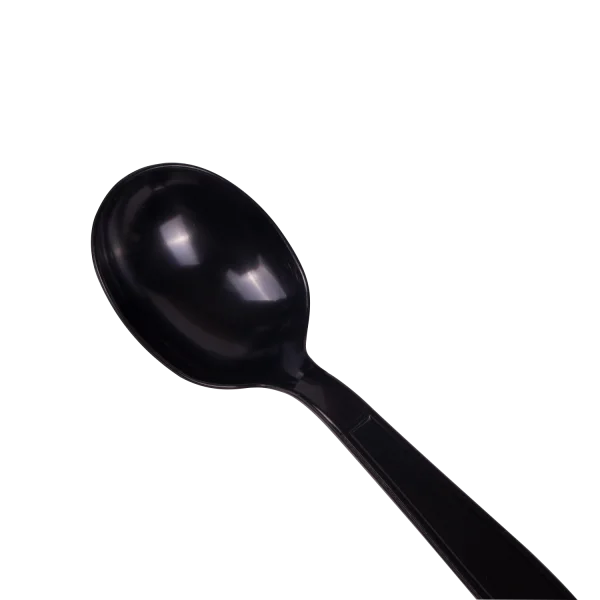 Black PS Plastic Soup Spoons 1,000 ct G499030