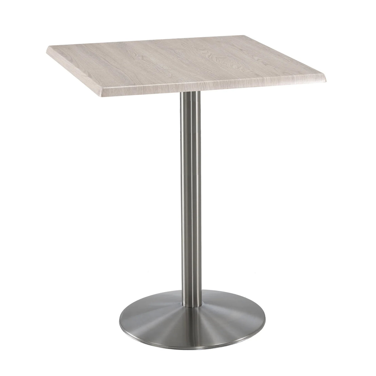 42" Square Table with Round Base W92891