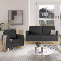 54.5" Upholstered Loveseat Sofa with Metal Legs S183723
