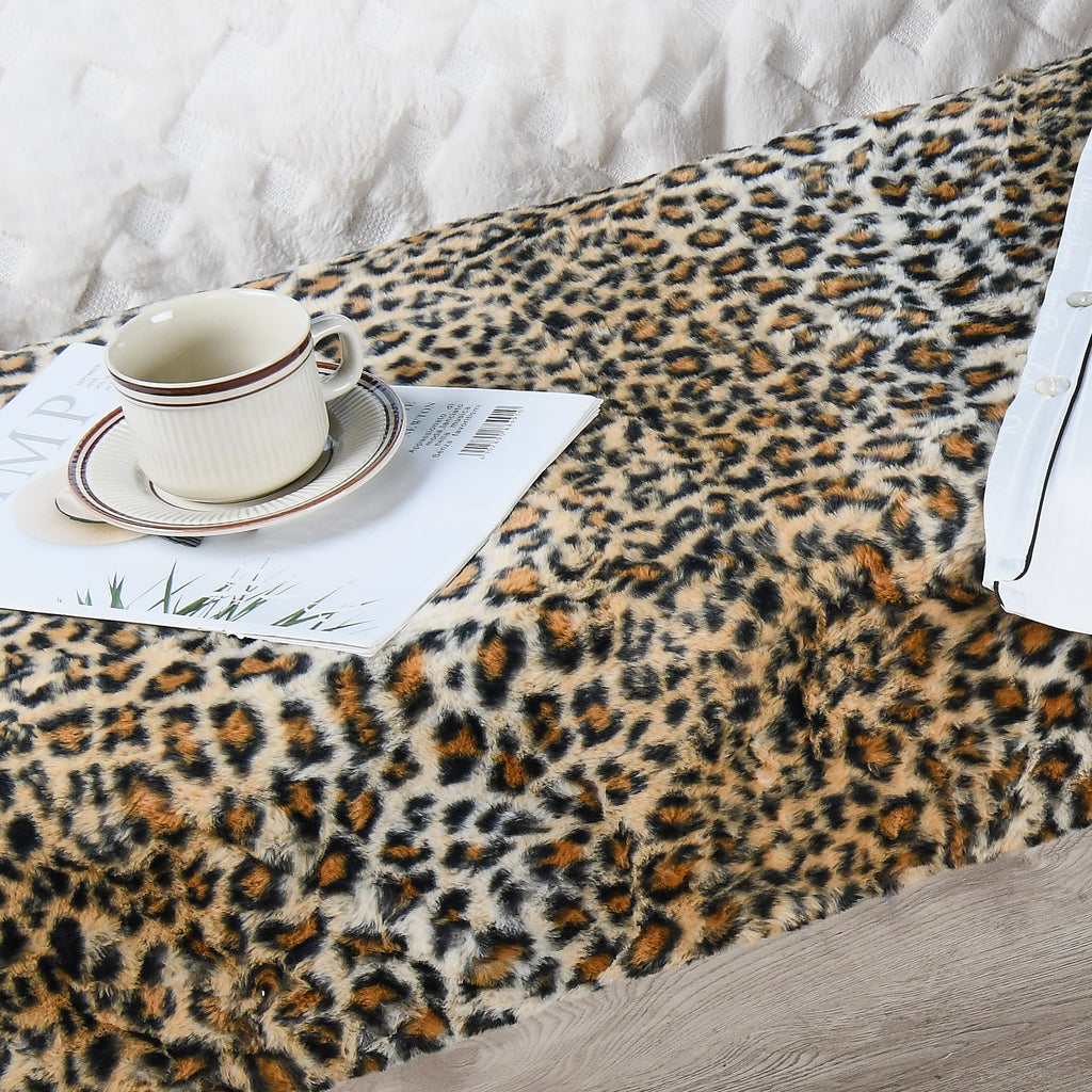 Faux Fur Ottoman Y787504