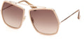 Shiny Rose Gold Sunglasses R831579