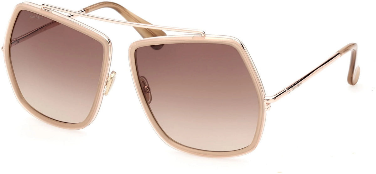 Shiny Rose Gold Sunglasses R831579