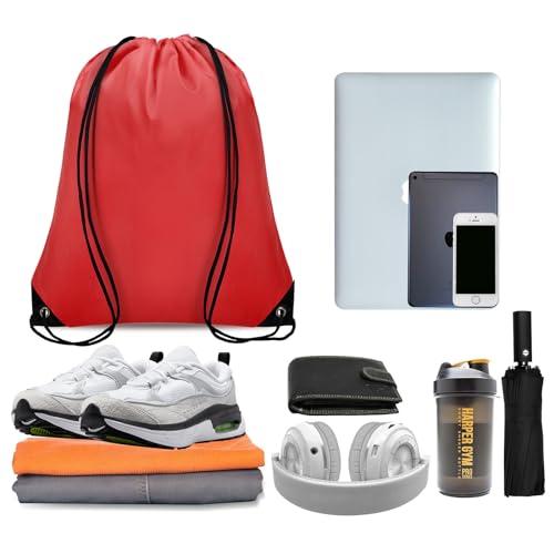 50Pcs Polyester Drawstring Backpack P5616