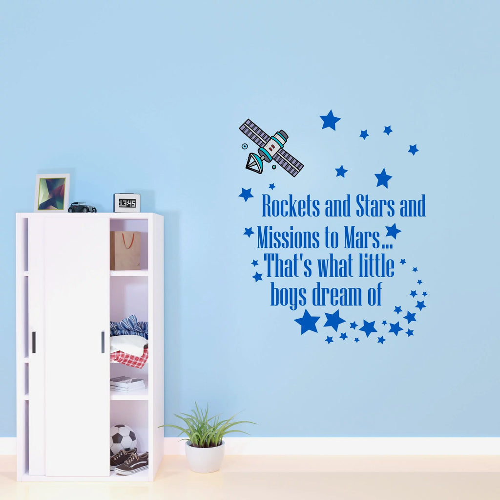 Rockets and Stars Wall Decal K946296