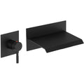 Wall Mount Waterfall Bathroom Faucet Matte Black F56977