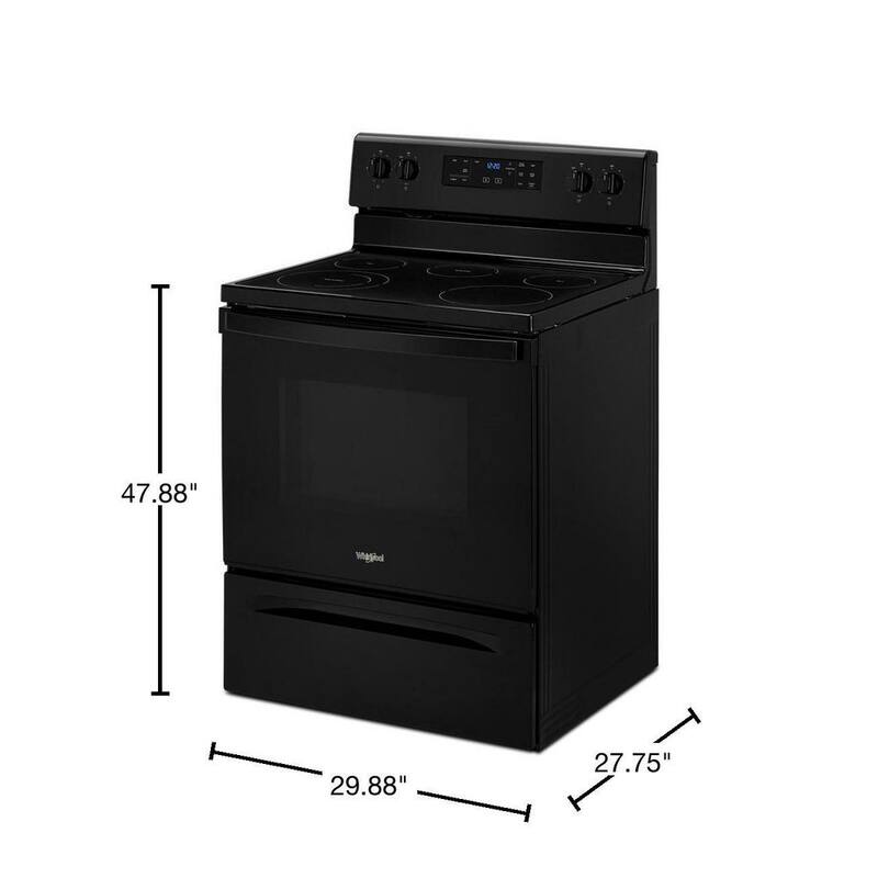 Black Electric Range with 4 Elements P43379