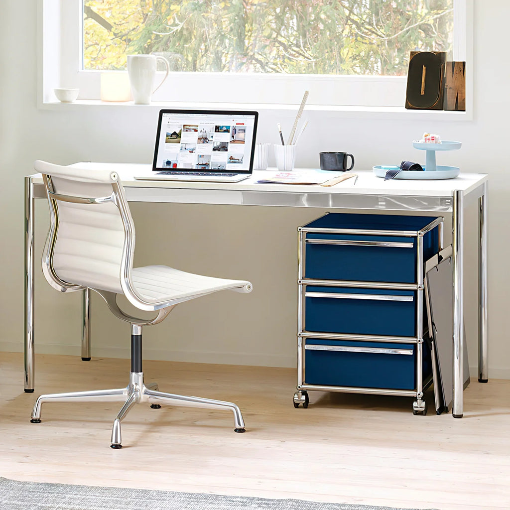 68.8-Inch White Computer Desk E229