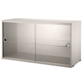 Grey Display Cabinet 78X30cm V8545