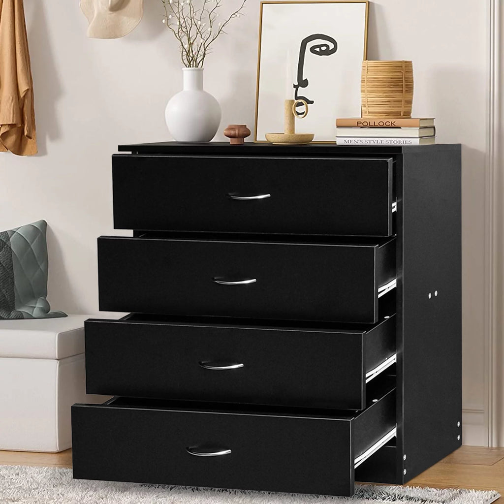 Black 4 Drawer Dresser J997843