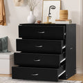 Black 4 Drawer Dresser J997843