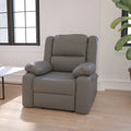 Gray LeatherSoft Recliner J22676
