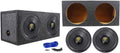 12 8000 Watt Car Subwoofers + Sealed Sub Box Enclosure O9810