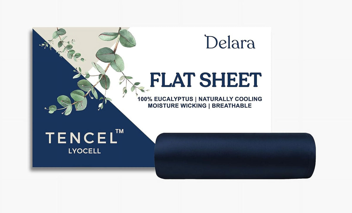 100% Eucalyptus Lyocell Tencel Full Flat Sheet T6445