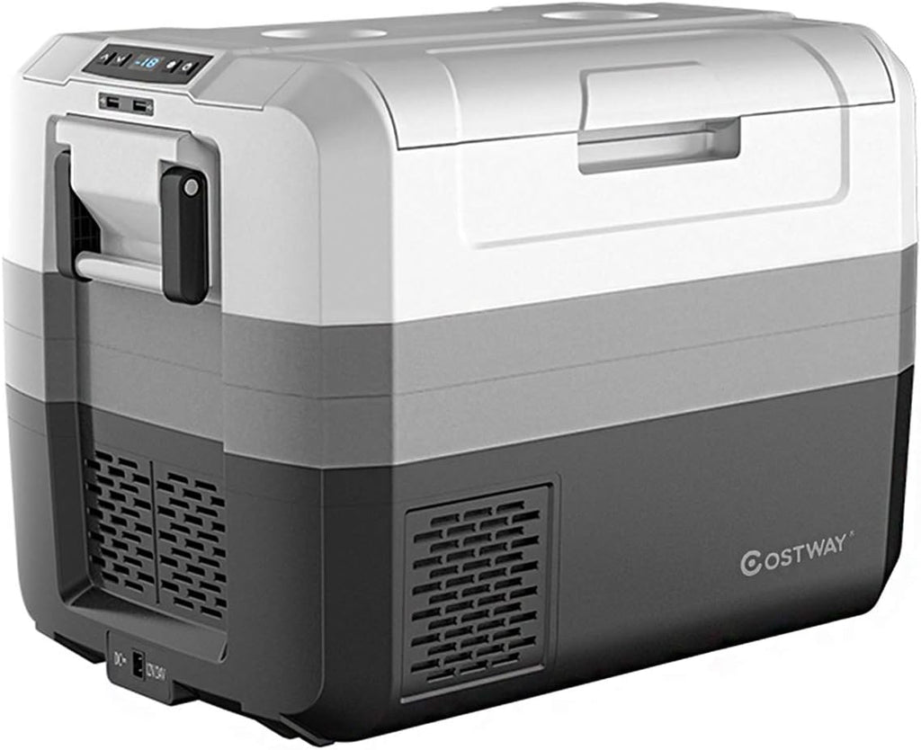 Portable Car Refrigerator 48-Quart Compressor Travel Fridge E396