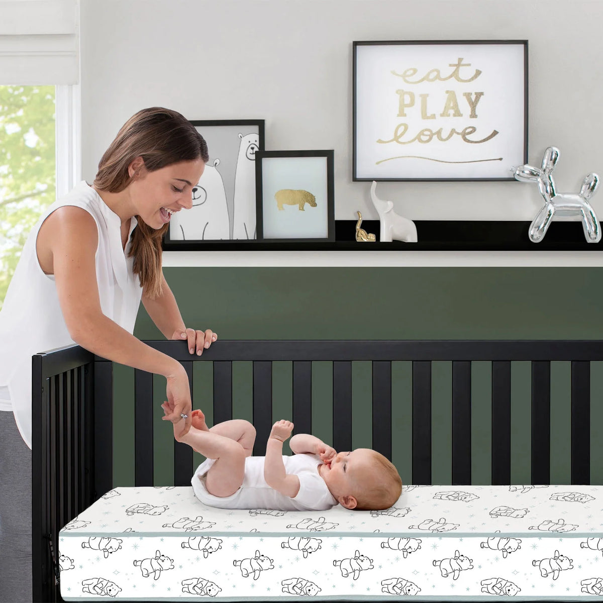 Dual-Sided Crib and Toddler Mattress D52360