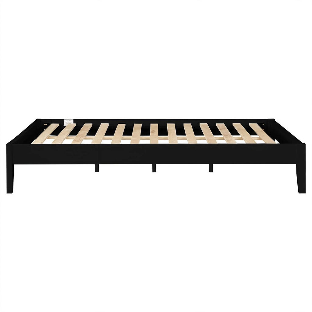 Contemporary Wood Platform Queen Bed Q624