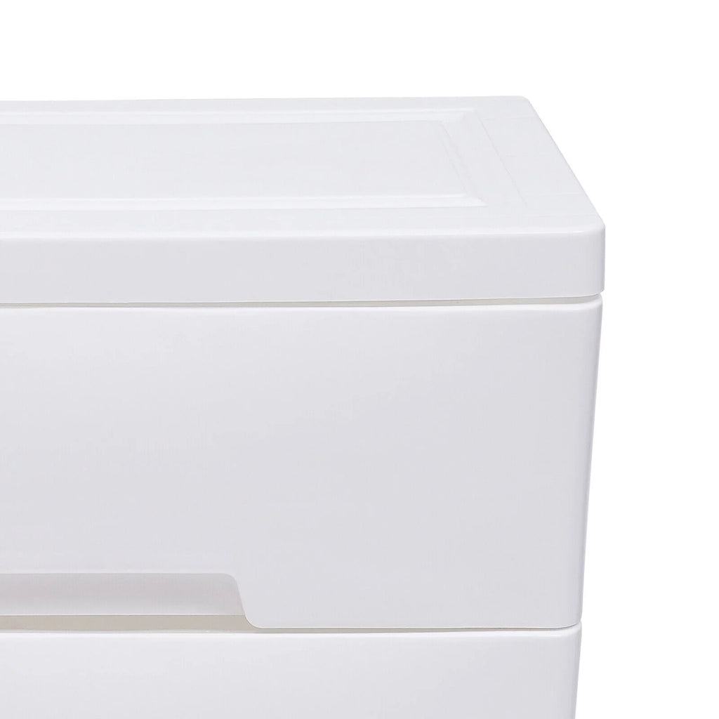 White 5 Drawers Plastic Dresser M962