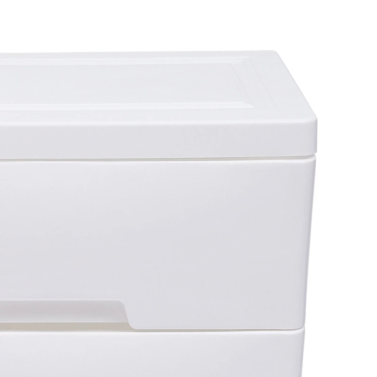 White 5 Drawers Plastic Dresser M962