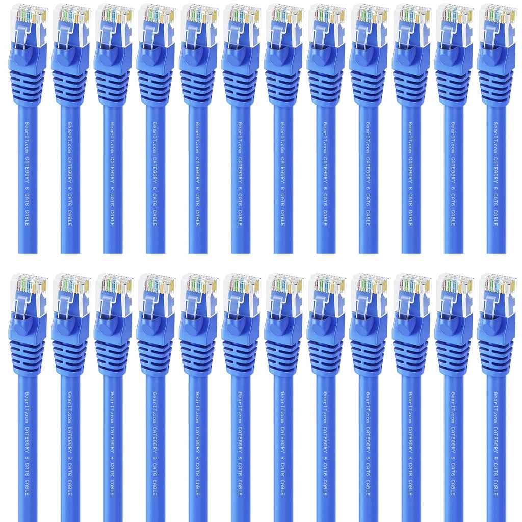 Cat 6 Ethernet Cable 1 ft 24-Pack White B97648