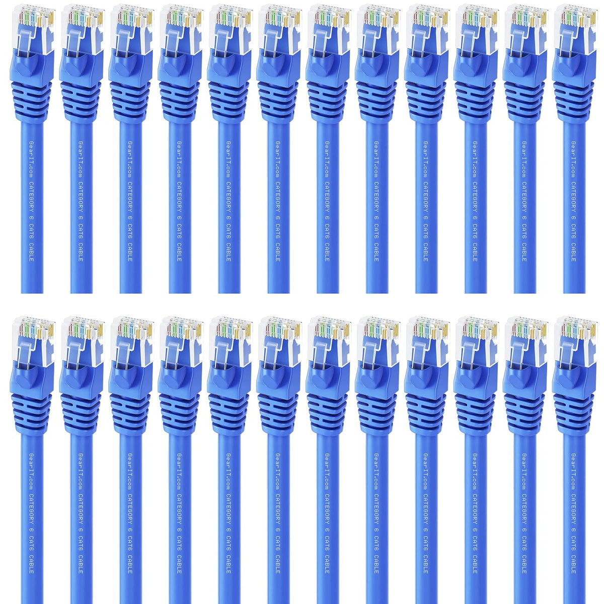 Cat 6 Ethernet Cable 1 ft 24-Pack White B97648