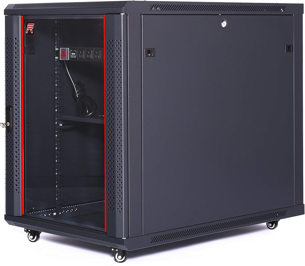 12U 35 Inch Deep Locking Server Rack Cabinet G7226
